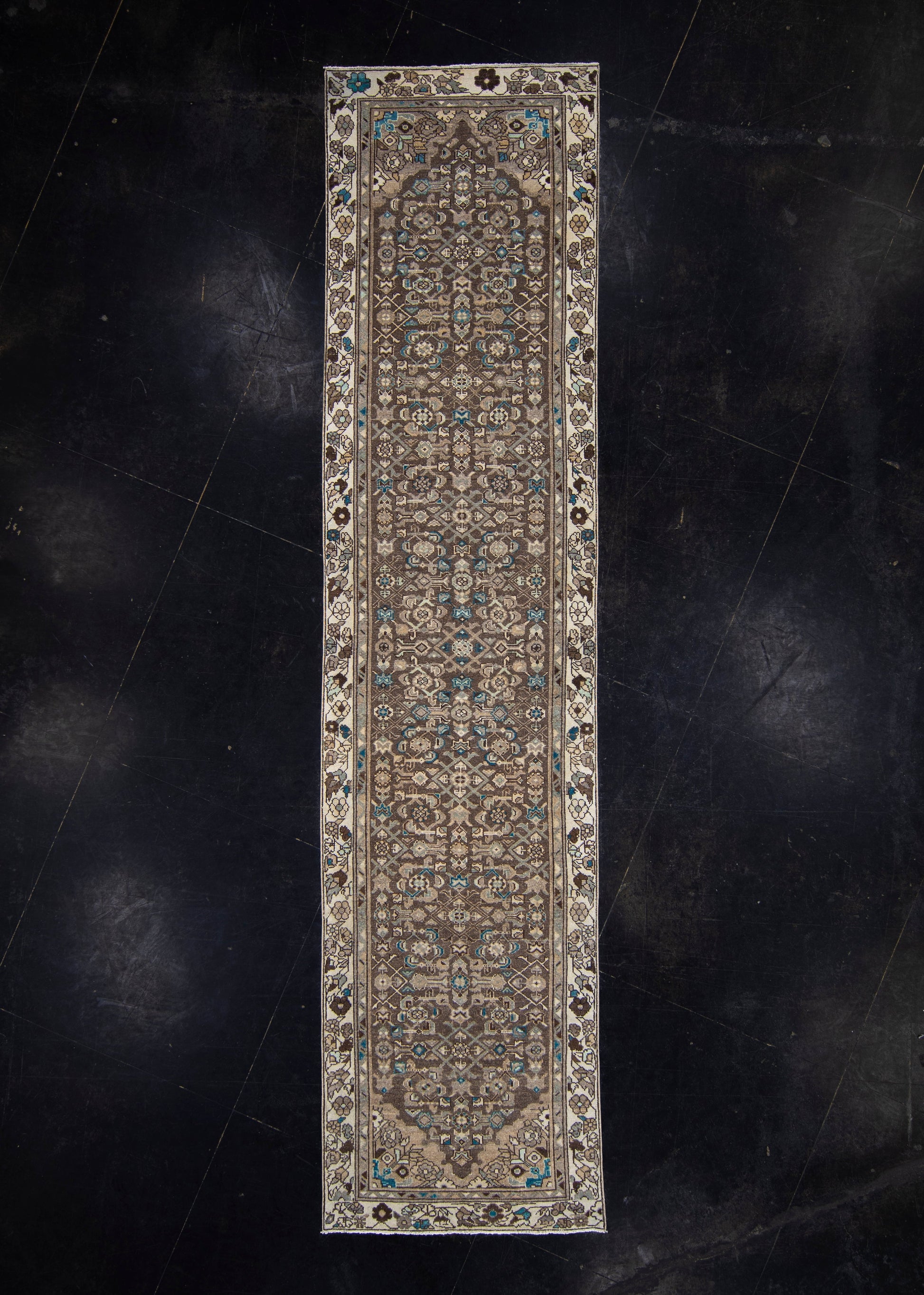 Turkish Vintage Anatolian Rug 3'1" x 12'10" #5008