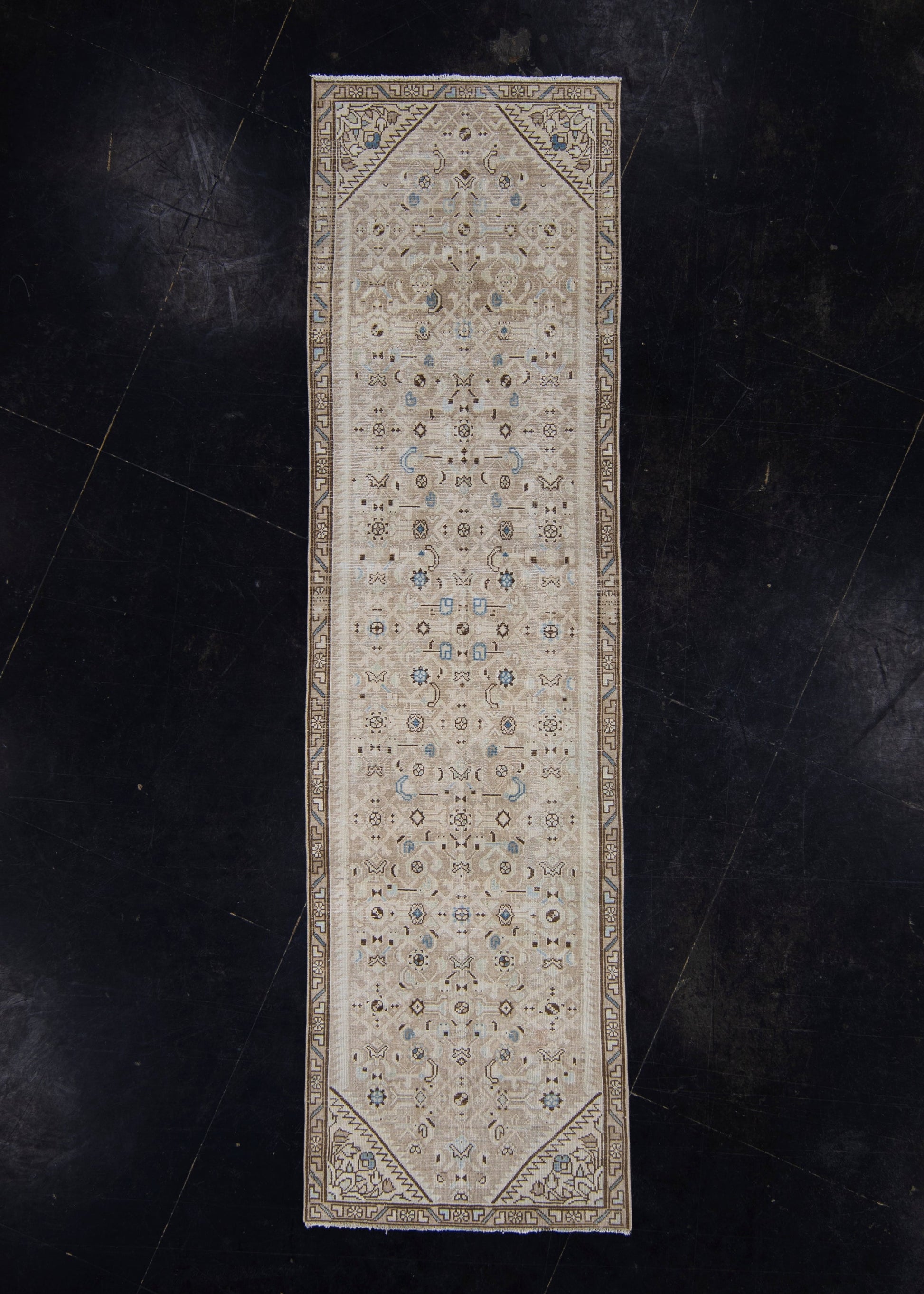 Turkish Vintage Anatolian Rug 2'7" x 9'3" #5007
