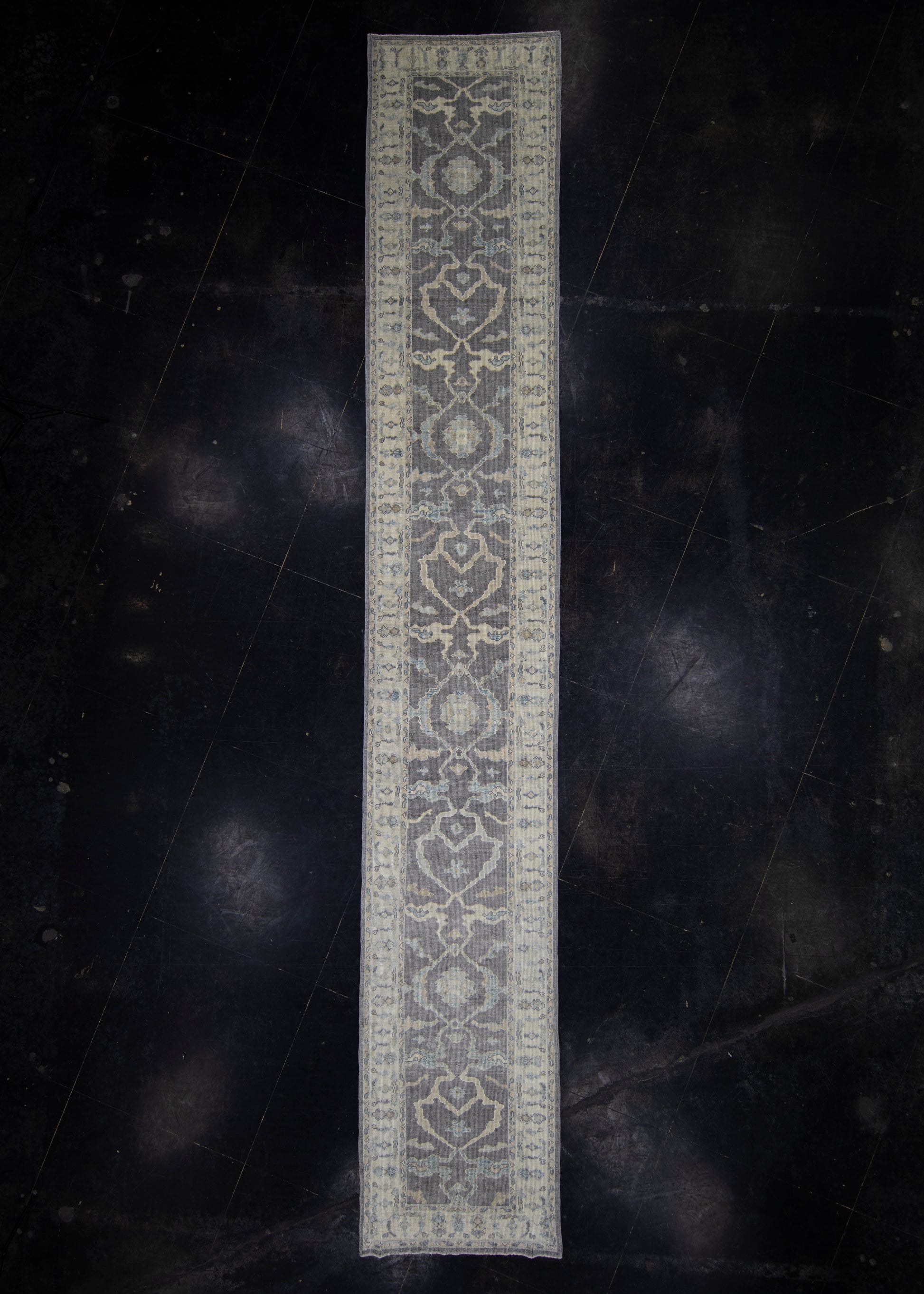 Turkish Oushak Rug 3'2" x 19'7" #4759