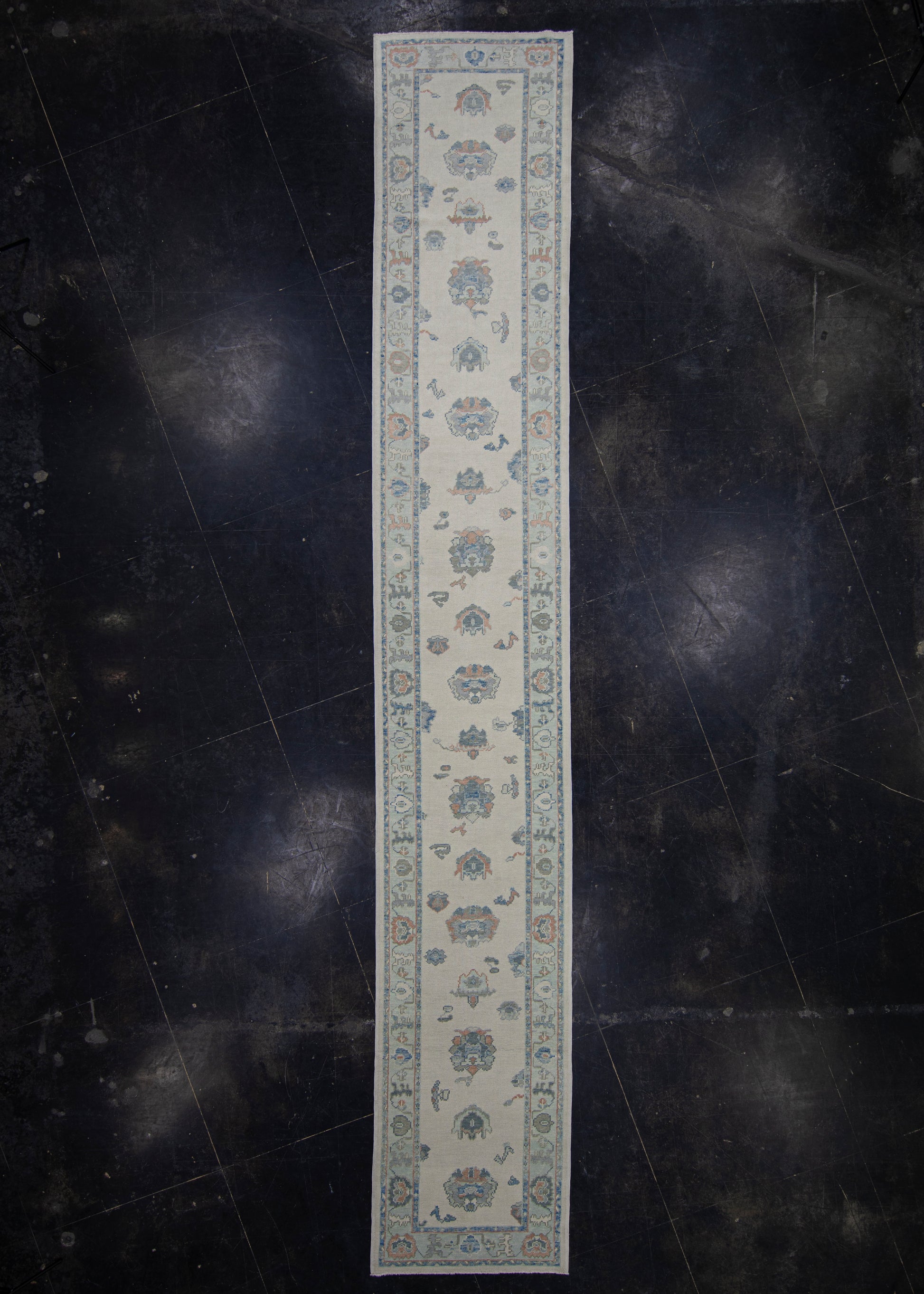 Turkish Oushak Rug 2'11" x 18'5" #7980