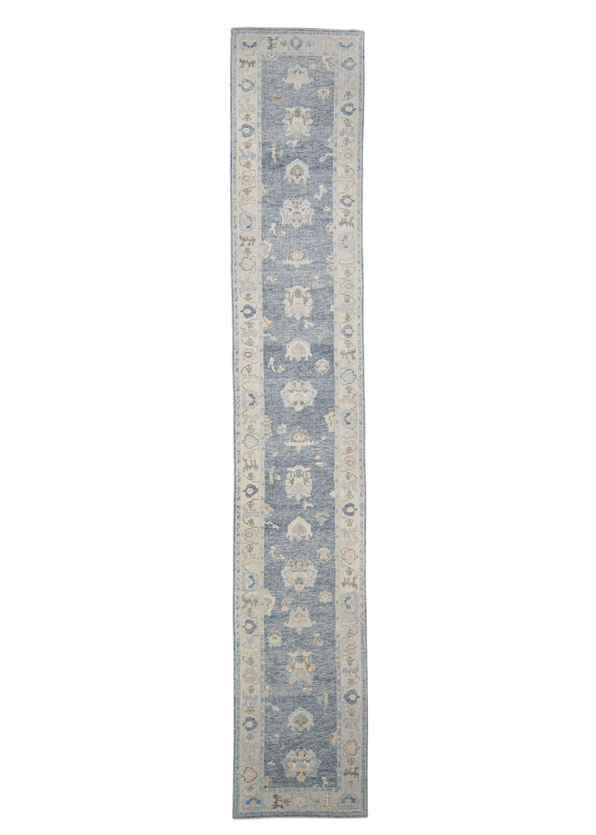 Turkish Oushak Rug Runner 3' x 17'7" #HS-1076