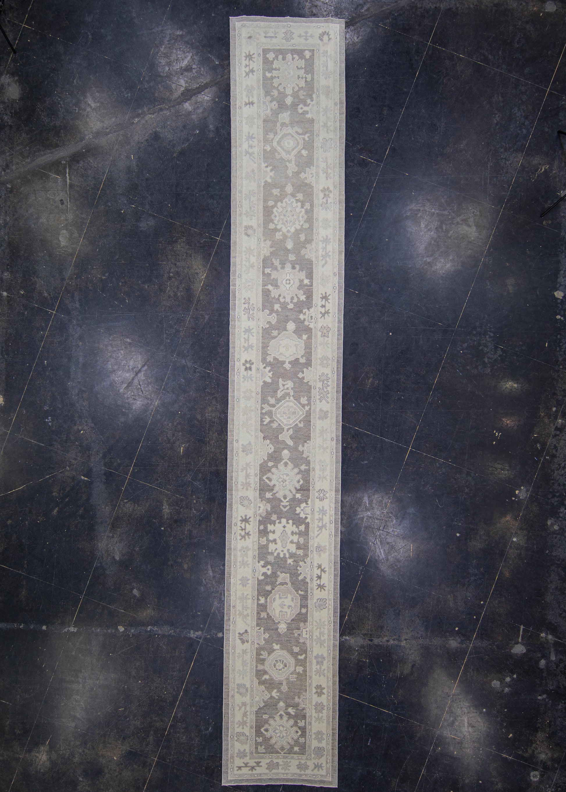 Turkish Oushak Rug Runner 2'9" x 18' #6399