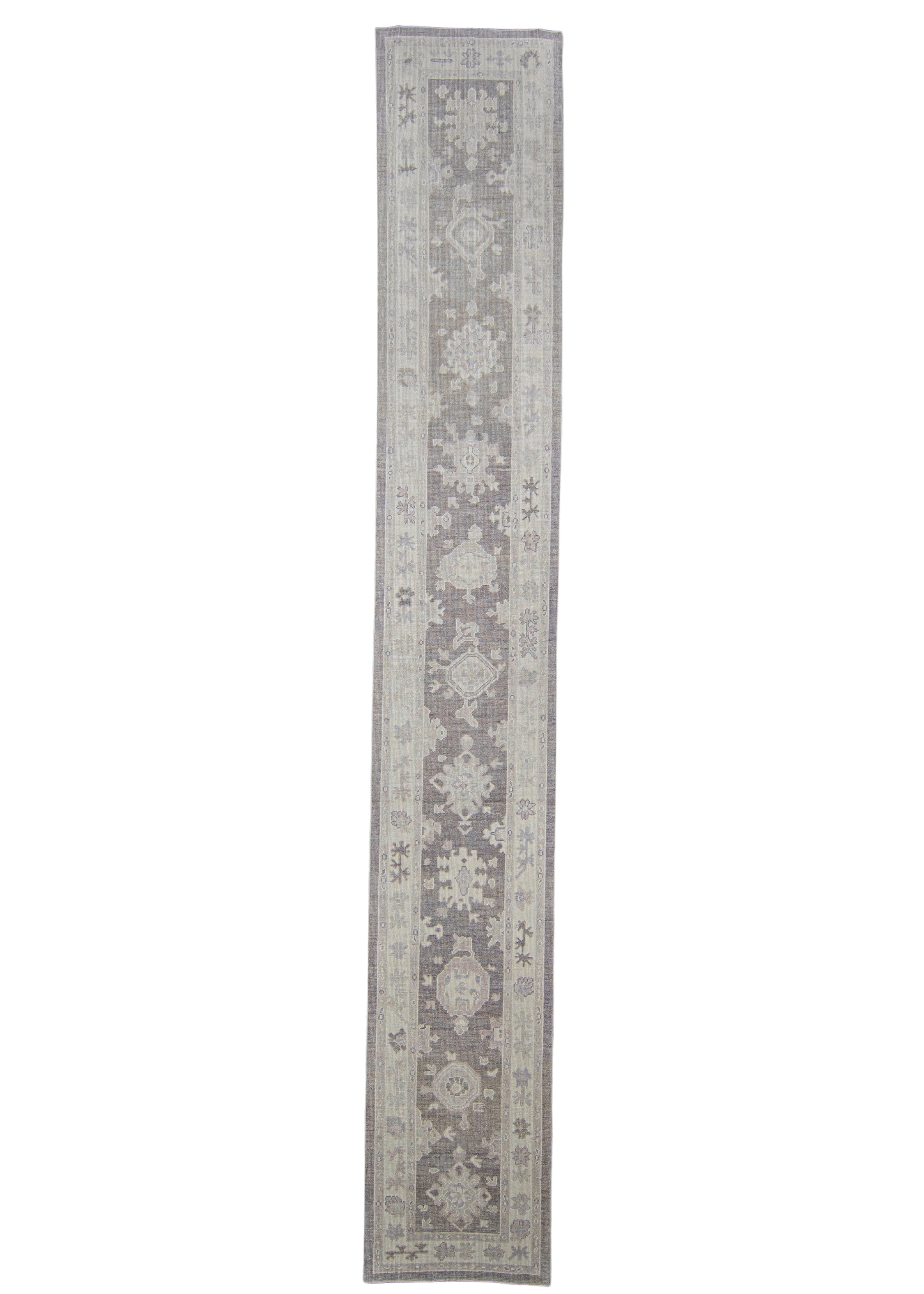 Turkish Oushak Rug Runner 2'9" x 18' #6399