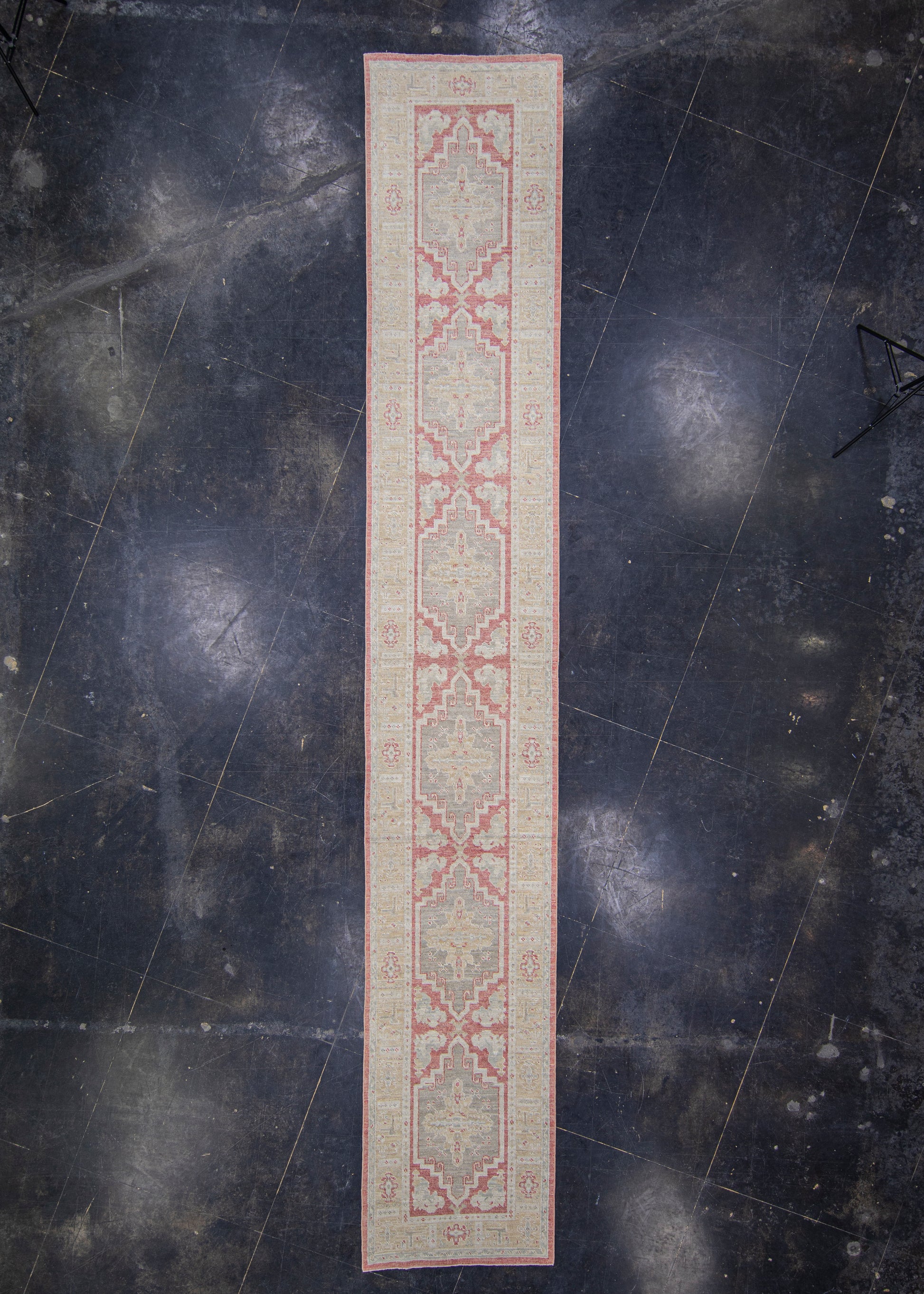 Turkish Oushak Rug Runner 2'11" x 18'1" #4727