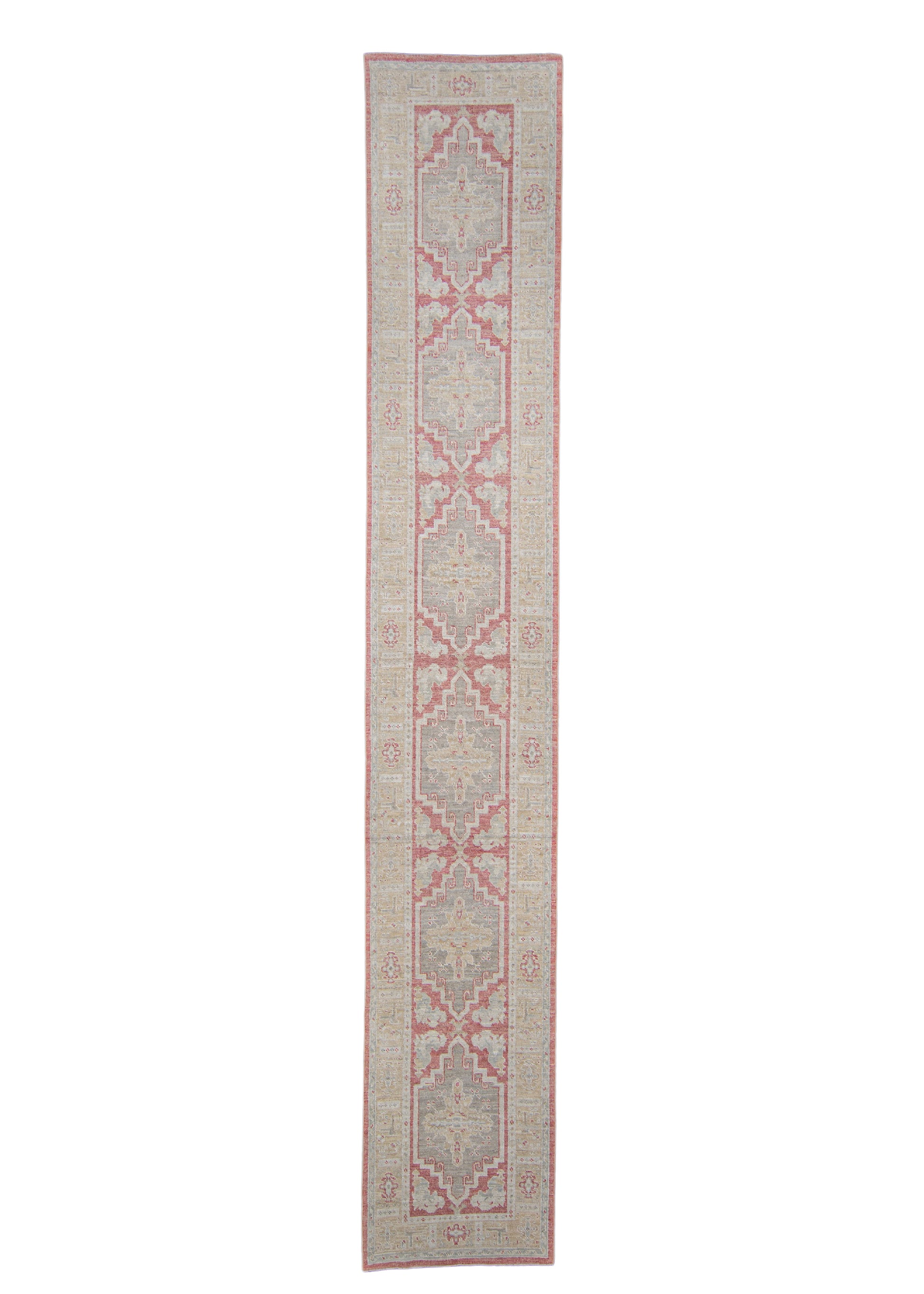 Turkish Oushak Rug Runner 2'11" x 18'1" #4727