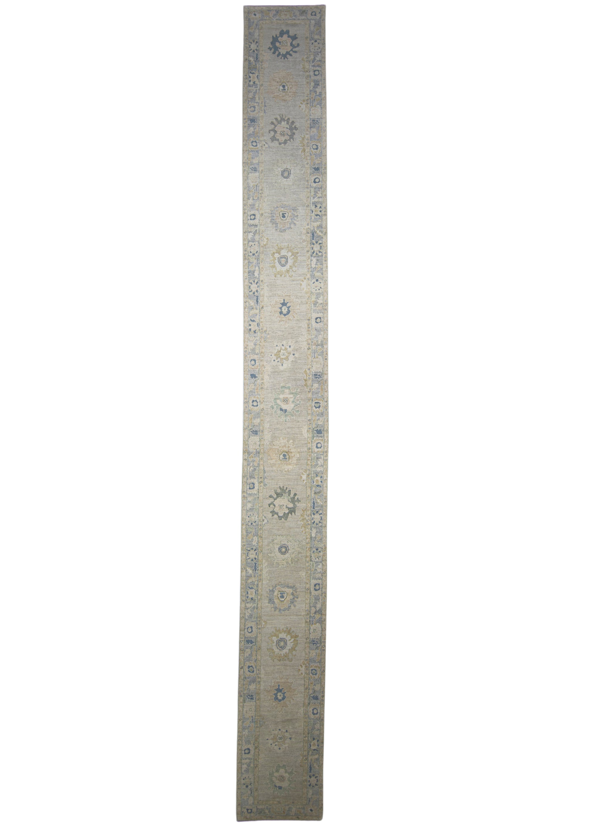 Turkish Oushak Rug Runner 3' x 28'2" #11750