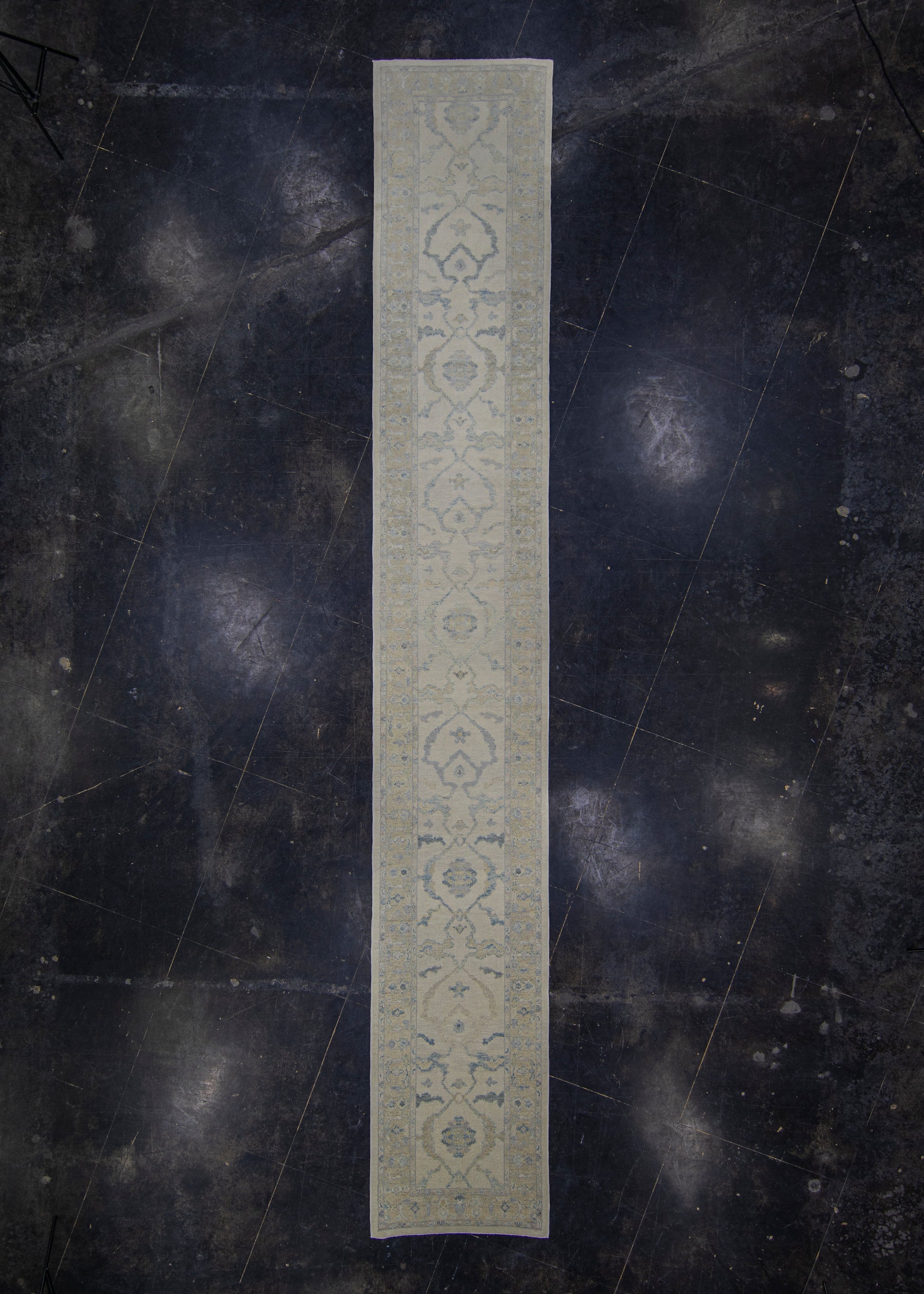 Turkish Oushak Rug Runner 3' x 19'10" #4760