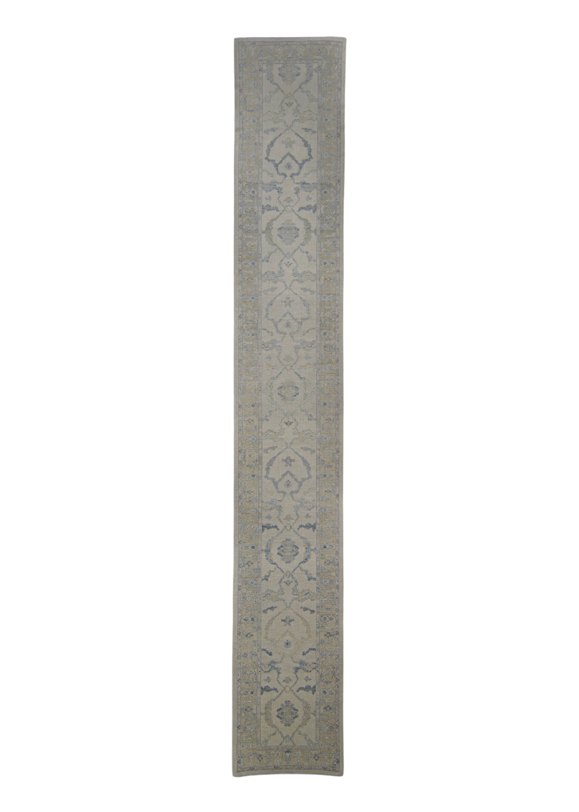 Turkish Oushak Rug Runner 3' x 19'10" #4760