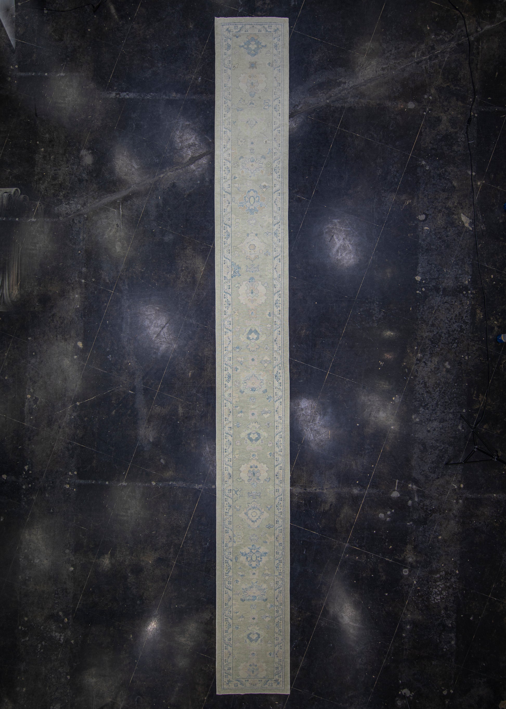 Turkish Oushak Rug Runner 2'10" x 26'3" #11432
