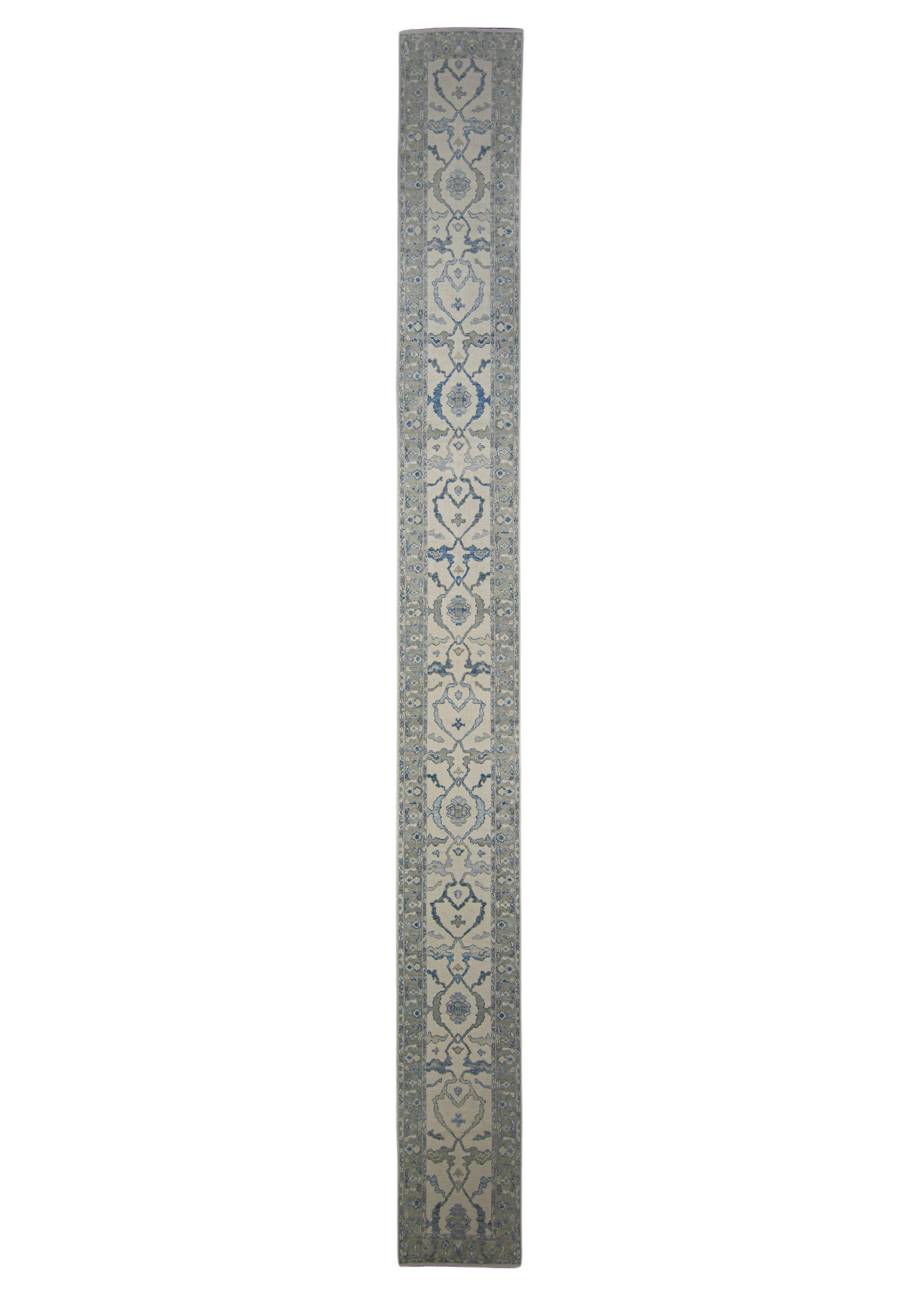 Turkish Oushak Rug Runner 2'9" x 27'1" #8037