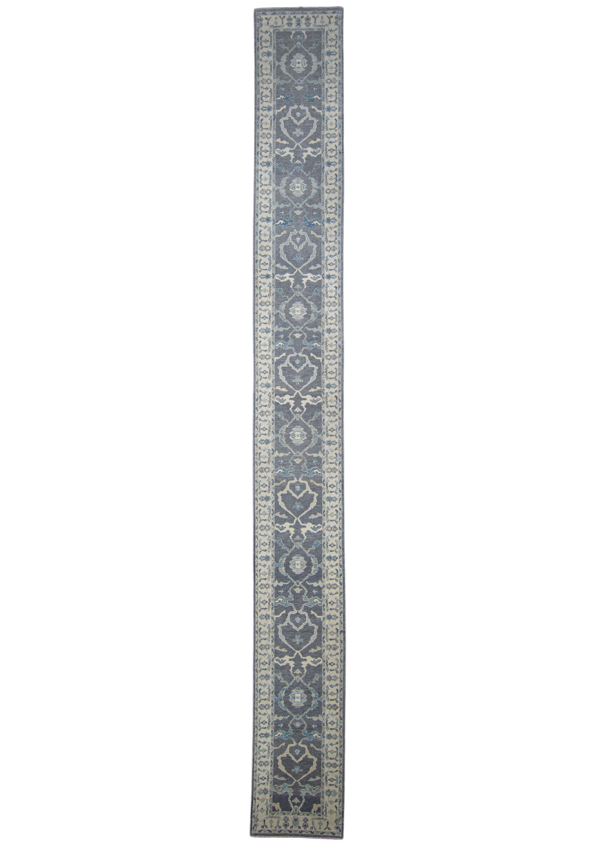 Turkish Oushak Rug Runner 2'11" x 26'10" #7731