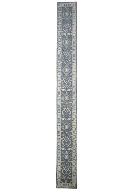Turkish Oushak Rug Runner 2'11" x 26'10" #7731