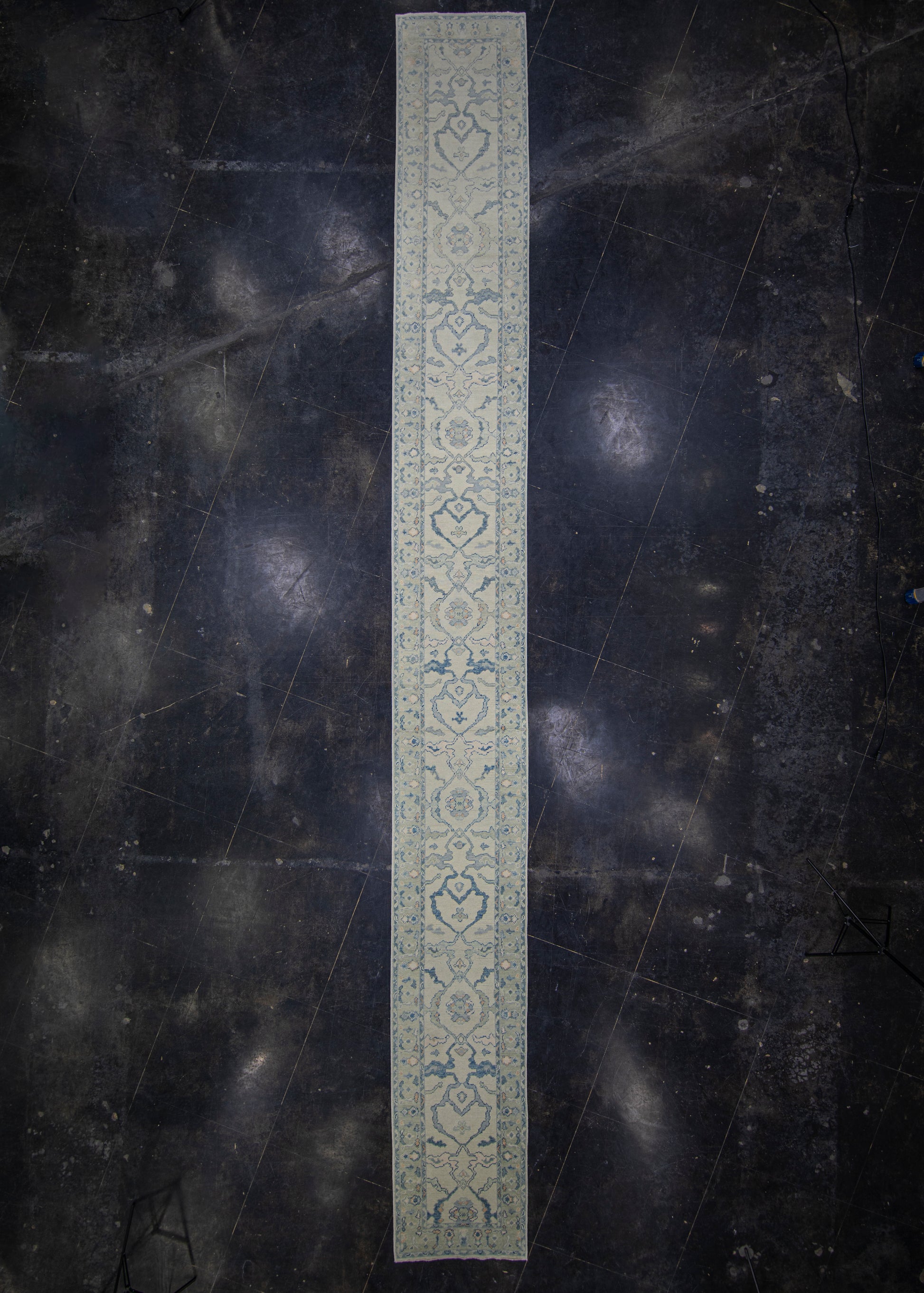 Turkish Oushak Rug Runner 2'11" x 26'9" #7068