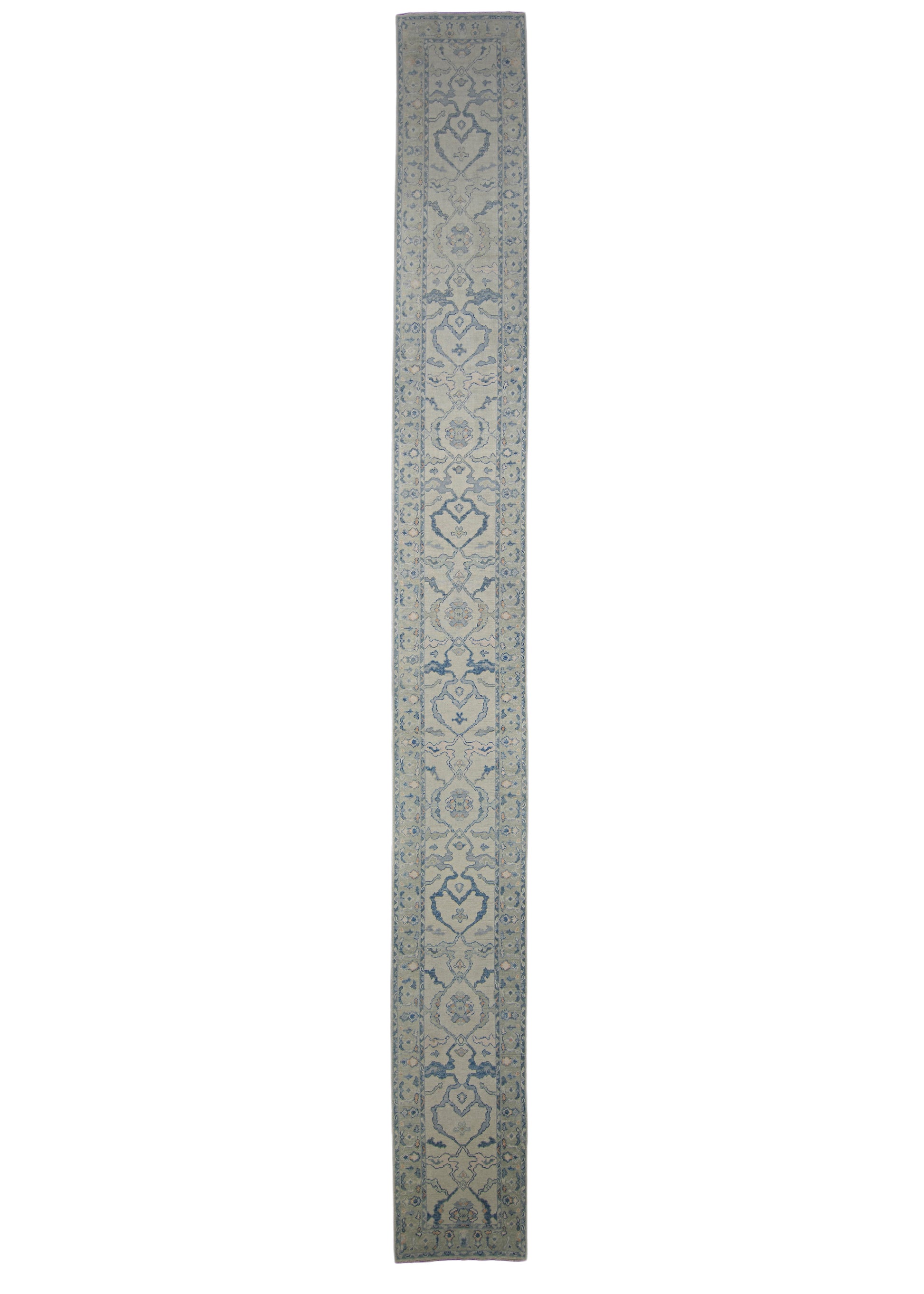Turkish Oushak Rug Runner 2'11" x 26'9" #7068