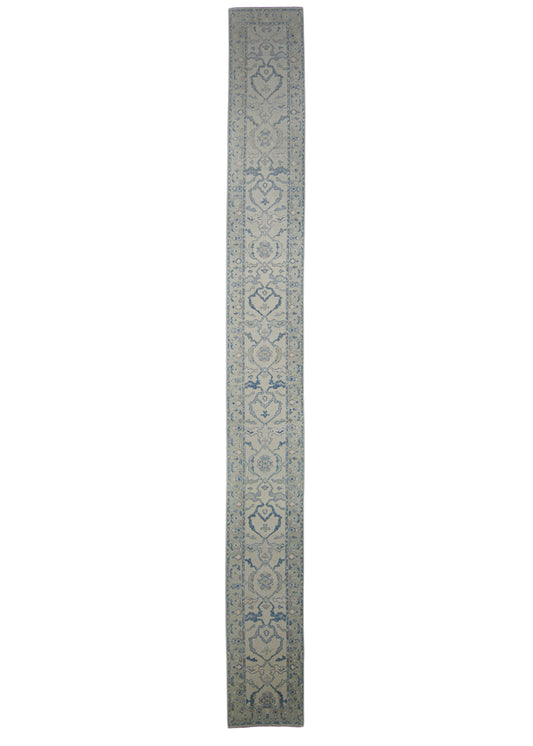 Turkish Oushak Rug Runner 2'11" x 26'9" #7068