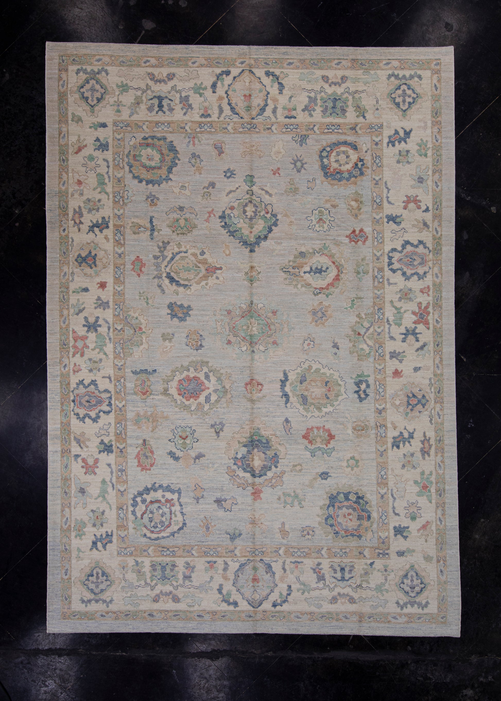 Turkish Oushak Rug 9'10" x 14'1" #15093