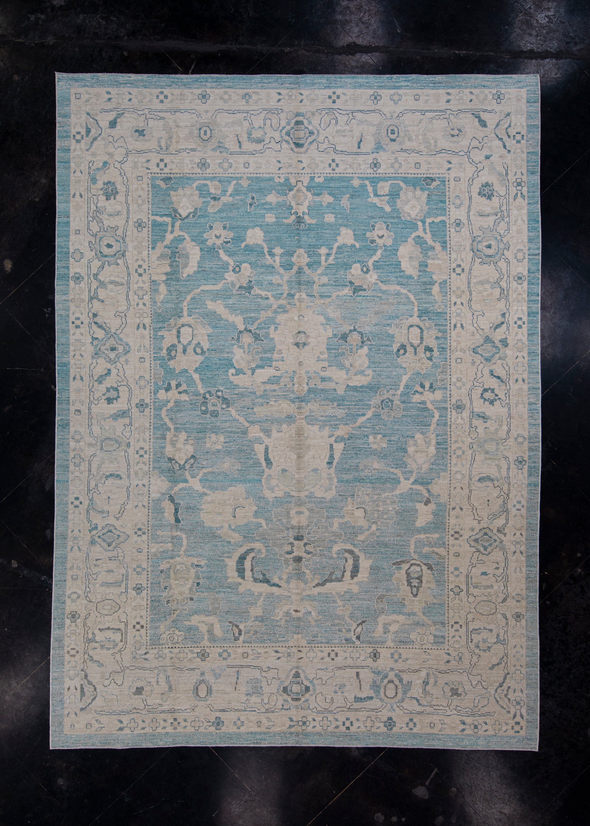Turkish Oushak Rug 9'11" x 13'8" #15092