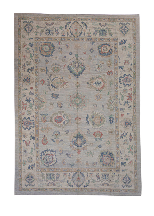 Turkish Oushak Rug 9'10" x 14'1" #15093