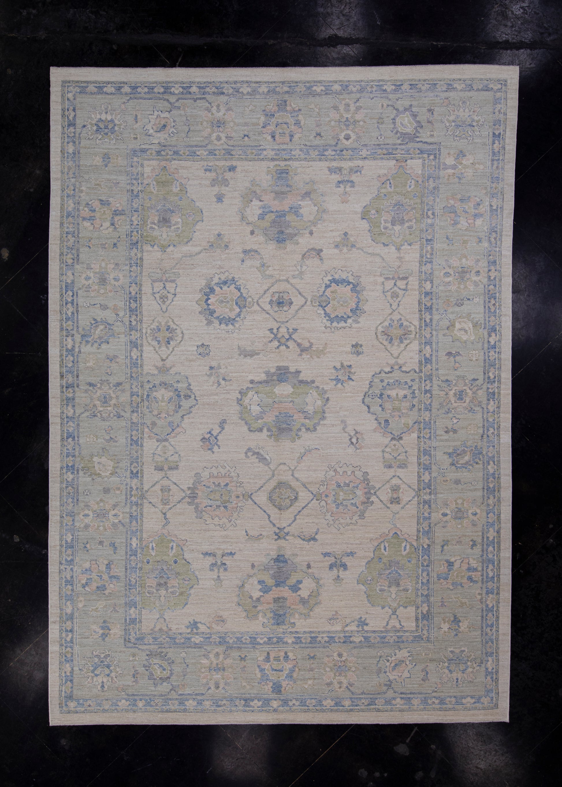 Turkish Oushak Rug 9'11" x 14' #15044