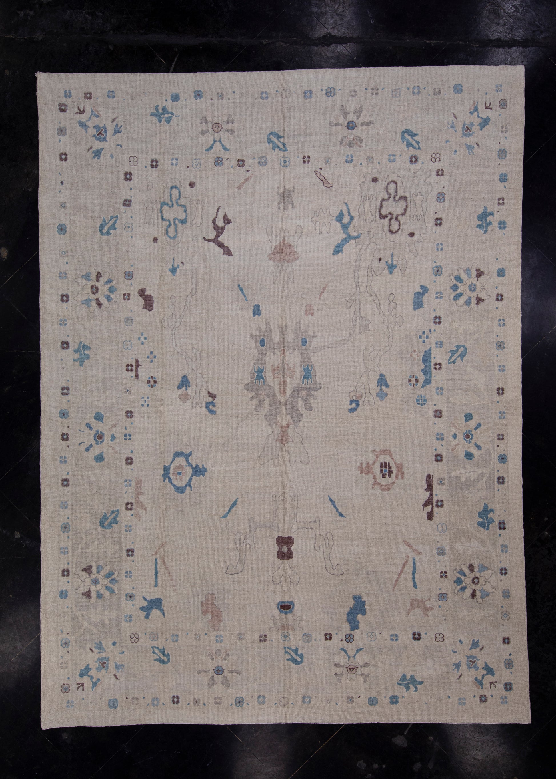 Turkish Oushak Rug 10'5" x 14'2" #6052