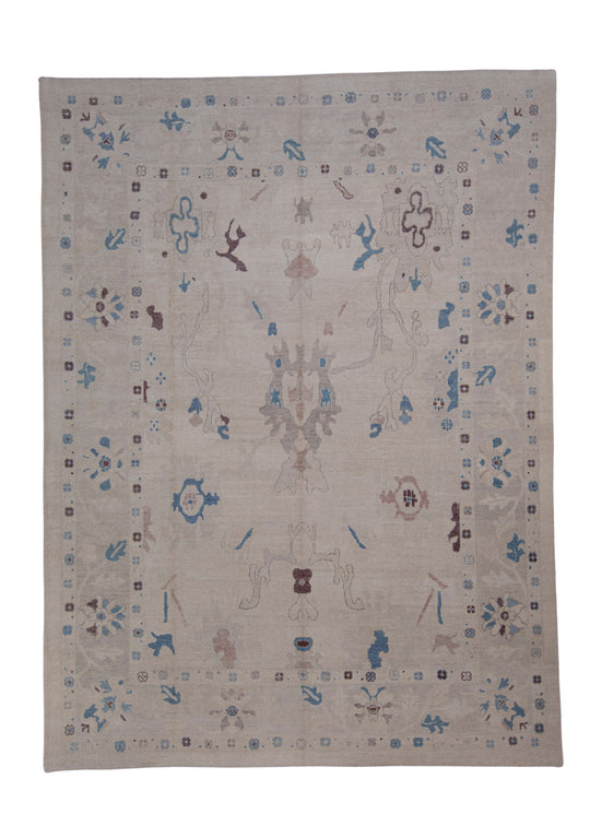 Turkish Oushak Rug 10'5" x 14'2" #6052