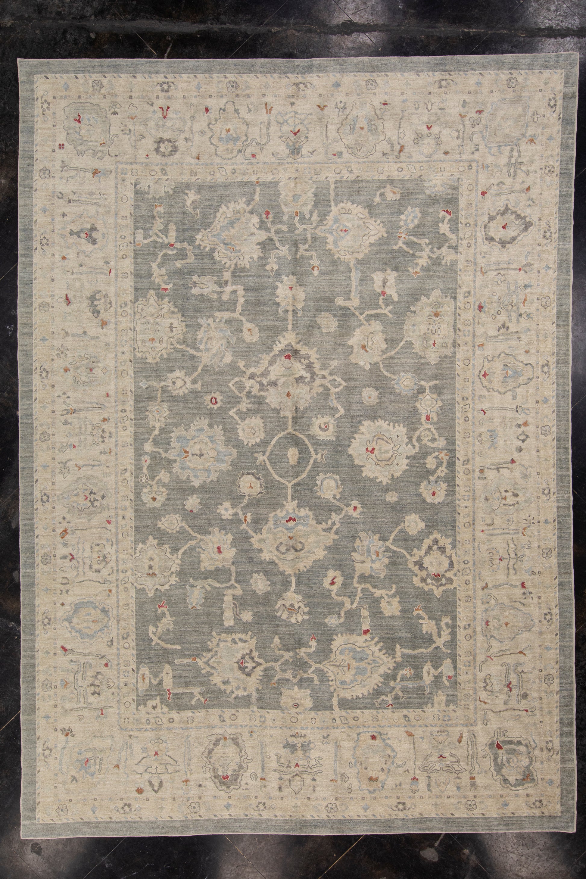 Turkish Oushak Rug 10'2" x 14'2" #3001