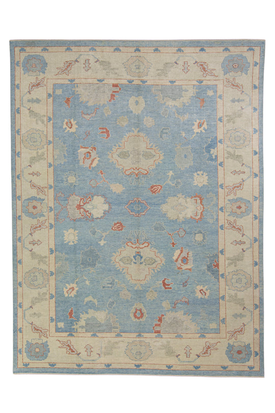 Turkish Oushak Rug 9'10" x 12'11" #3170