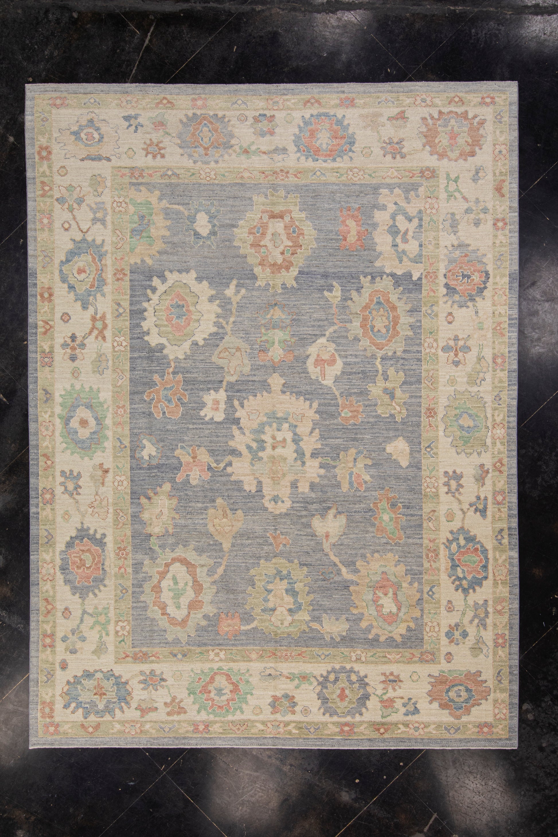 Turkish Oushak Rug 8'10" x 12' #15004