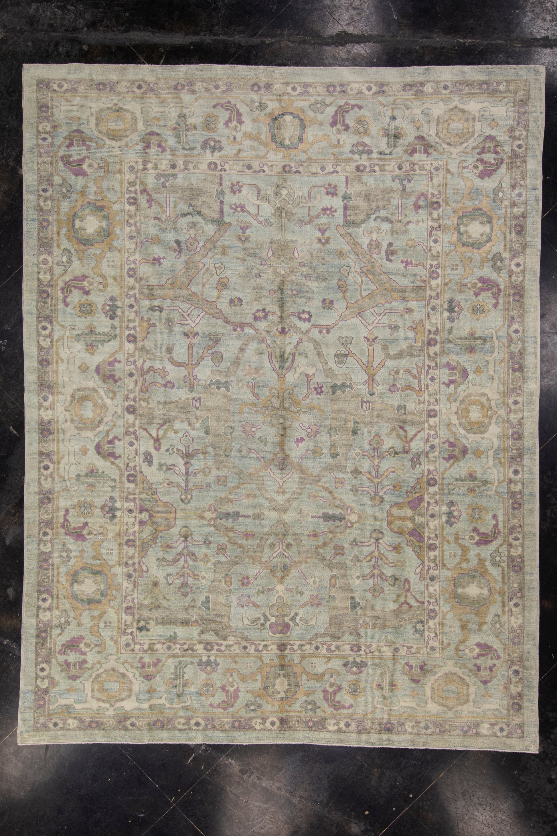 Turkish Oushak Rug 9'4" x 12'3" #3172
