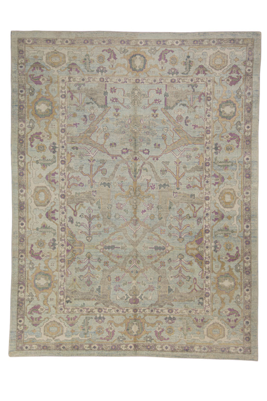Turkish Oushak Rug 9'4" x 12'3" #3172