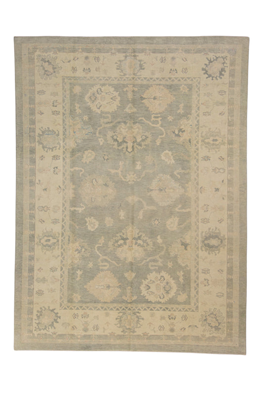 Turkish Oushak Rug 8'10" x 11'11" #7293