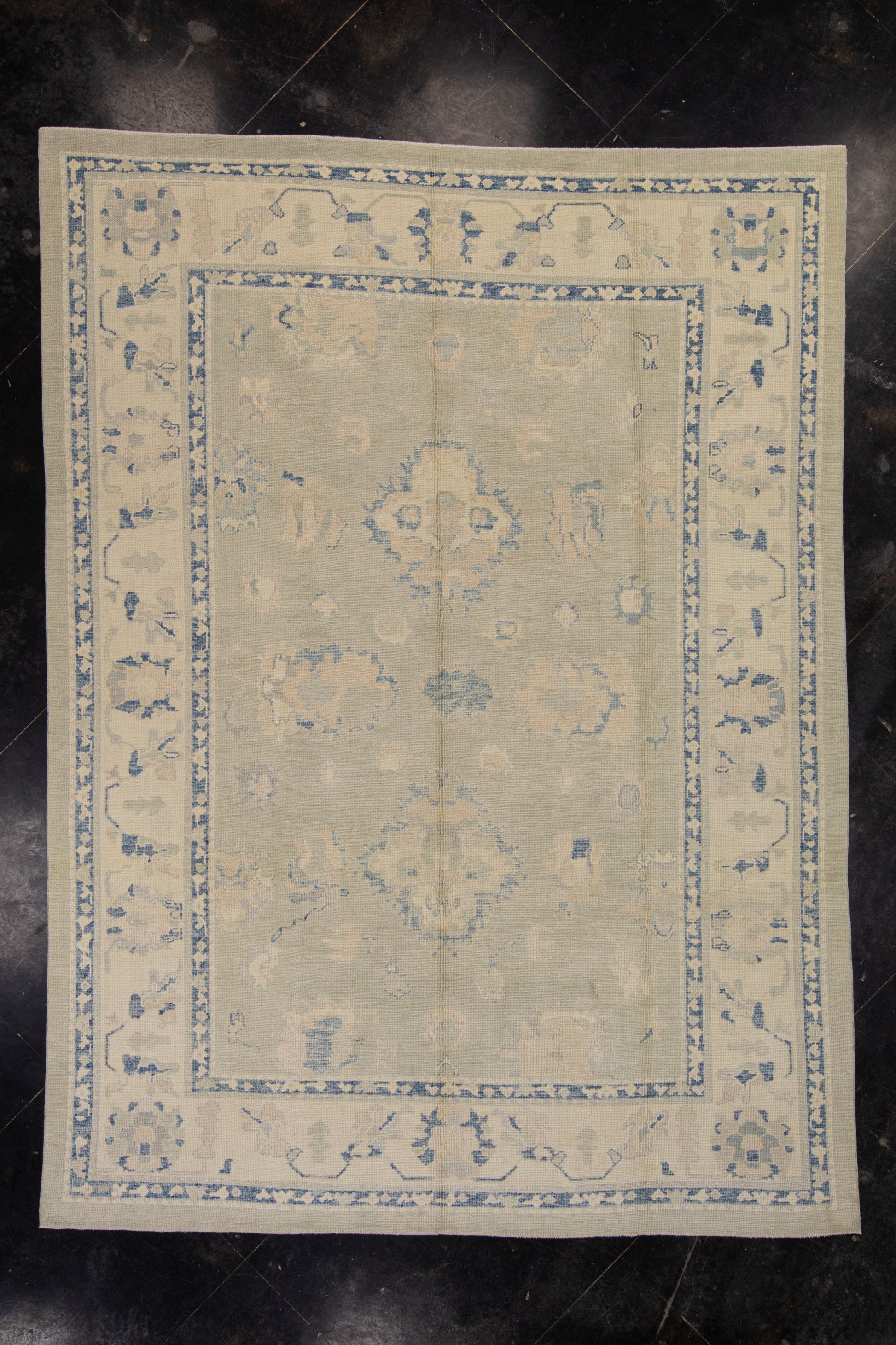Turkish Oushak Rug 9'1" x 12'3" #7108