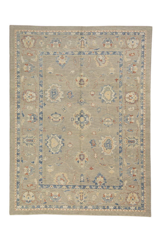 Turkish Oushak Rug 9' x 12' #7292