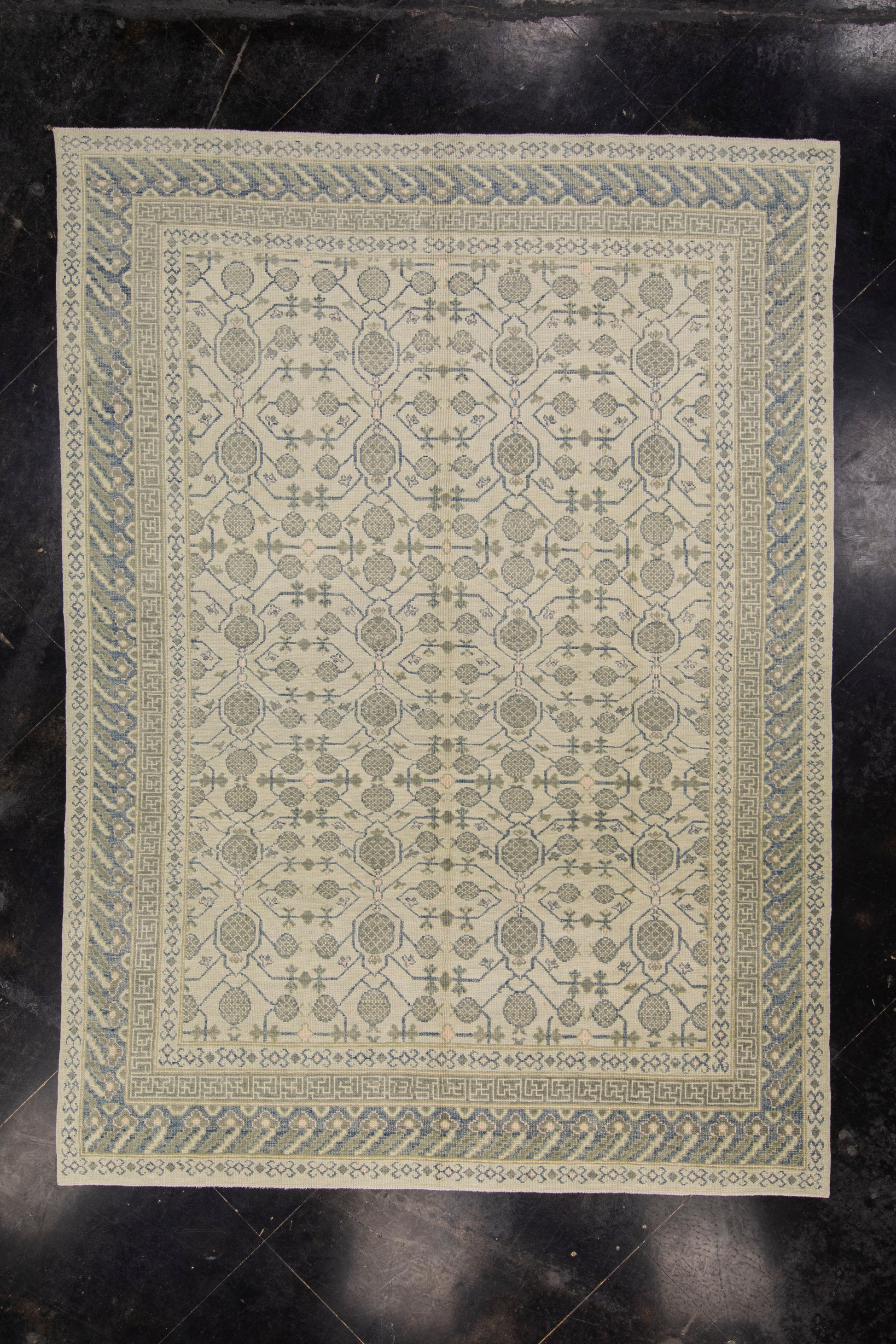 Turkish Oushak Rug 8'9" x 11'11" #7054