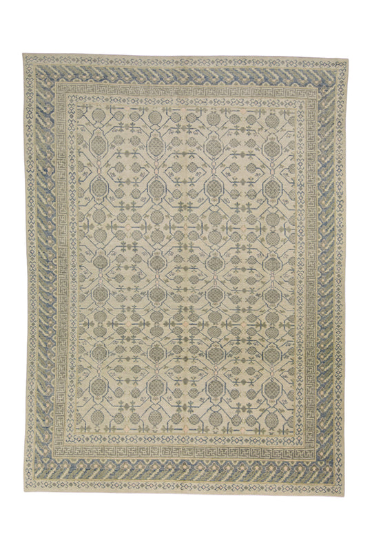 Turkish Oushak Rug 8'9" x 11'11" #7054