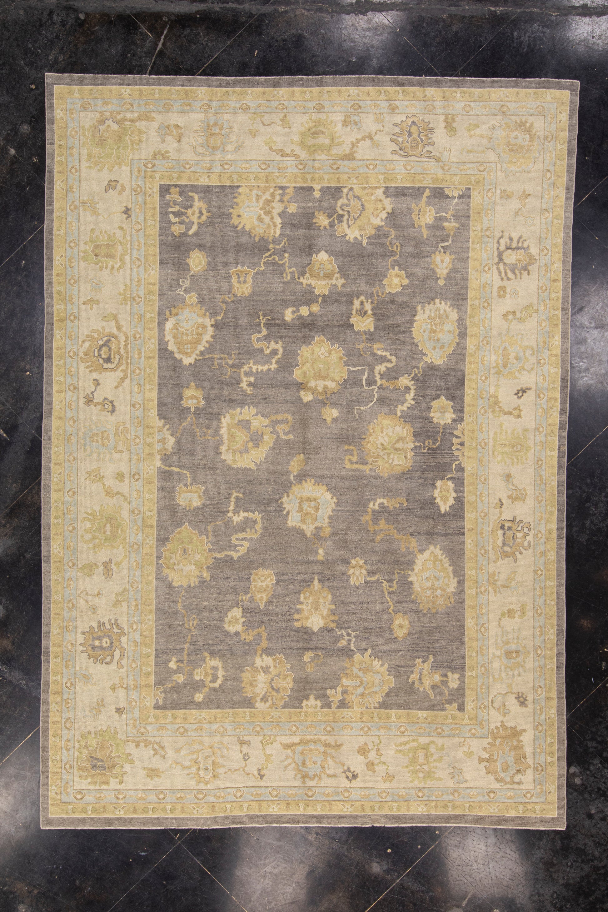 Turkish Oushak Rug 8'9" x 12'6" #1509