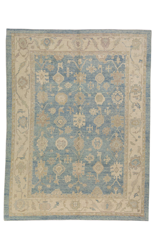 Turkish Oushak Rug 9'2" x 12'1" #6298