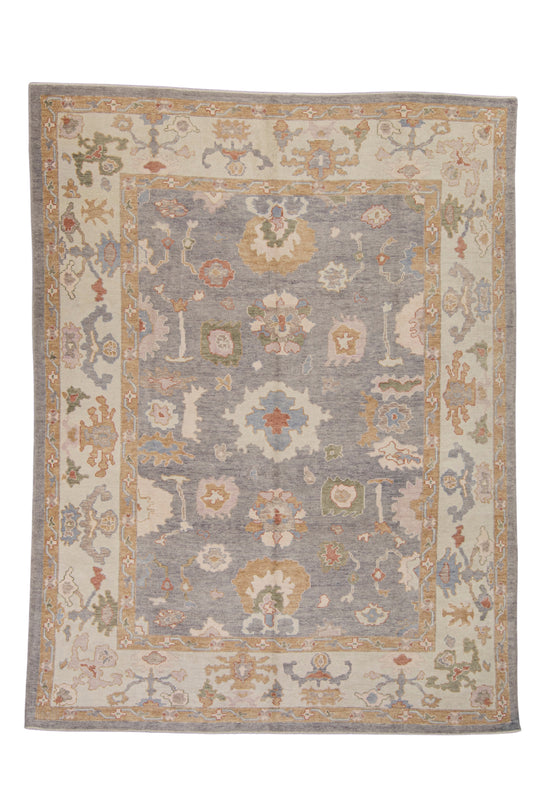 Turkish Oushak Rug 9'1" x 12' #HS-2073