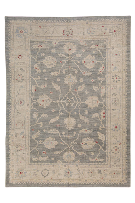 Turkish Oushak Rug 9'5" x 12'9" #2522
