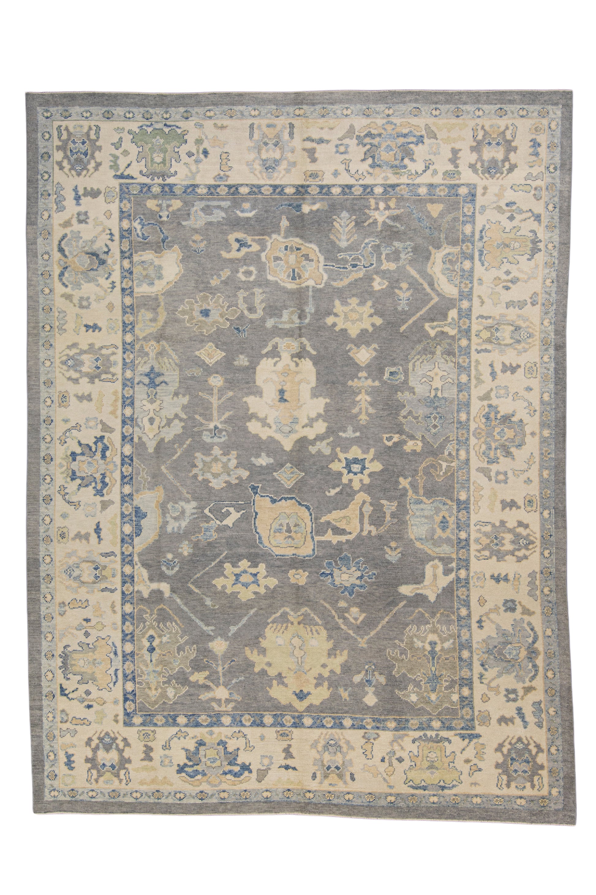 Turkish Oushak Rug 9'3" x 12'4" #7300