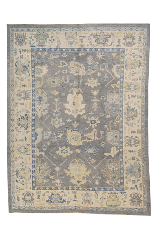 Turkish Oushak Rug 9'3" x 12'4" #7300