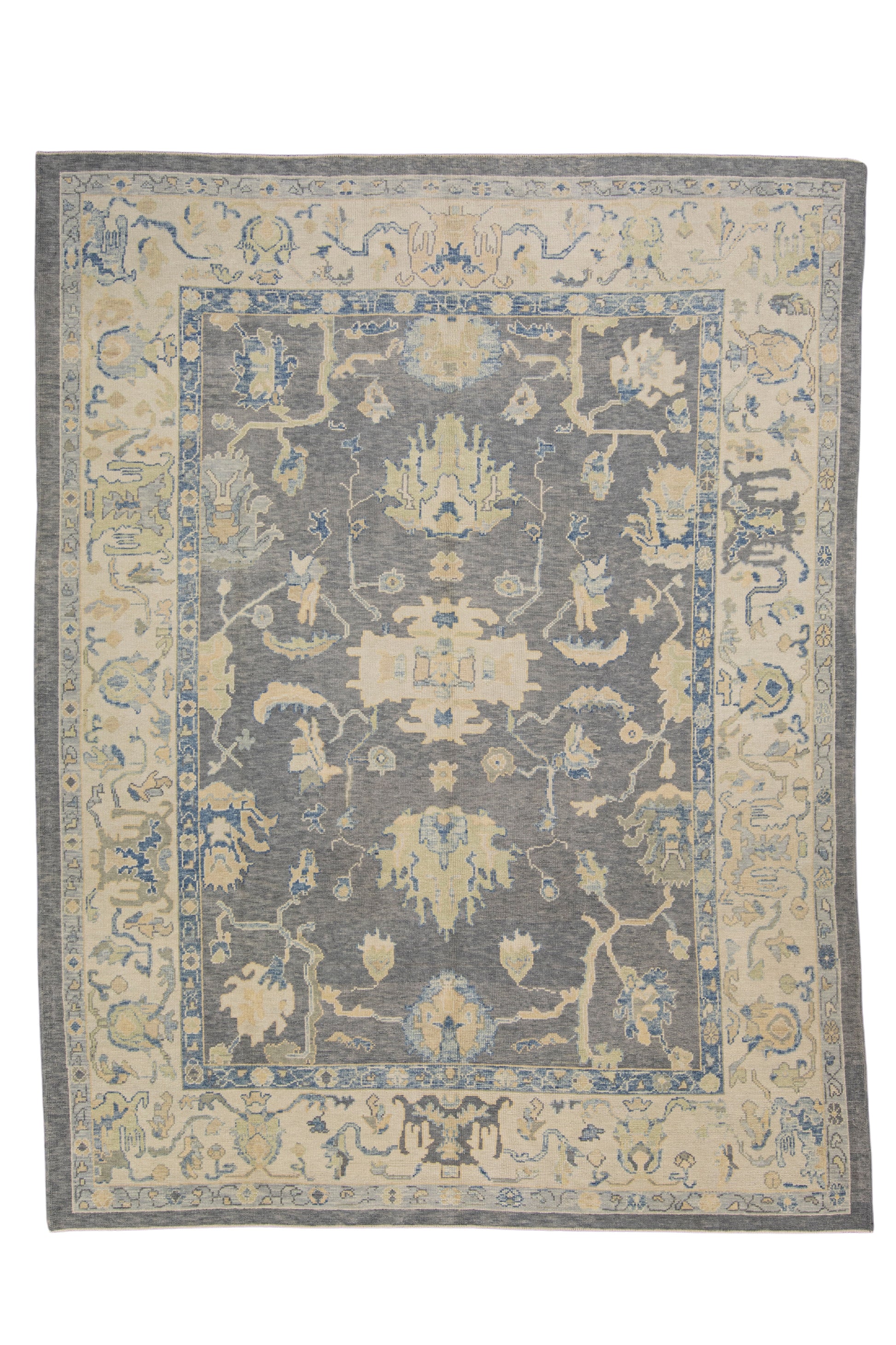 Turkish Oushak Rug 9'4" x 12'1" #7274