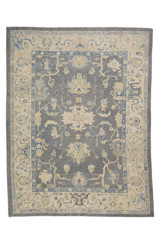 Turkish Oushak Rug 9'4" x 12'1" #7274