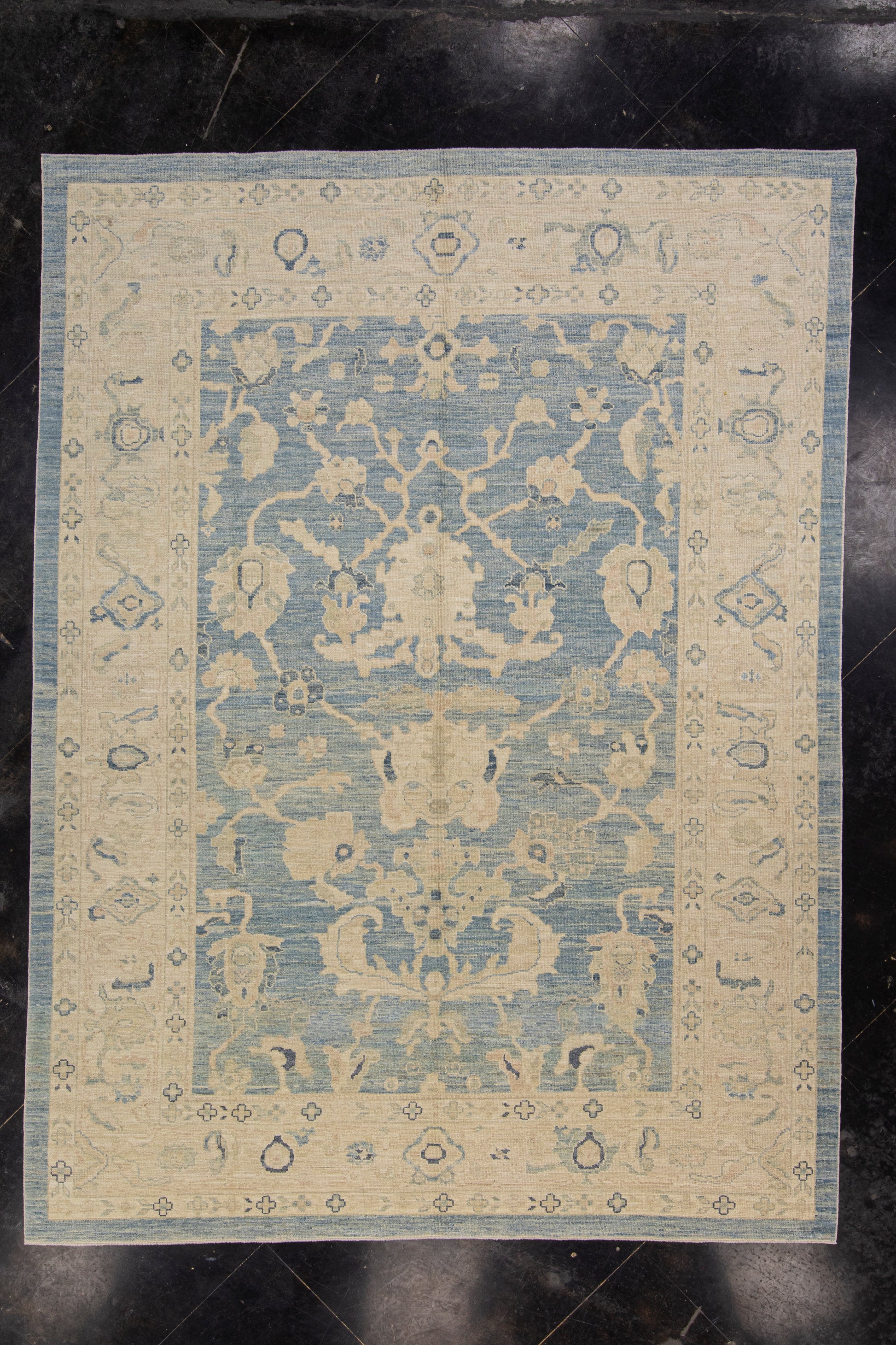 Turkish Oushak Rug 9'2" x 12'3" #15090
