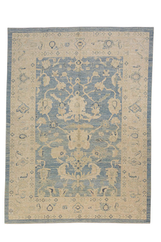 Turkish Oushak Rug 9'2" x 12'3" #15090
