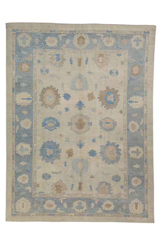 Turkish Oushak Rug 9'4" x 12'5" #3171