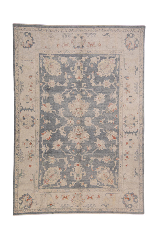 Turkish Oushak Rug 8'11" x 12'9" #HS-1047