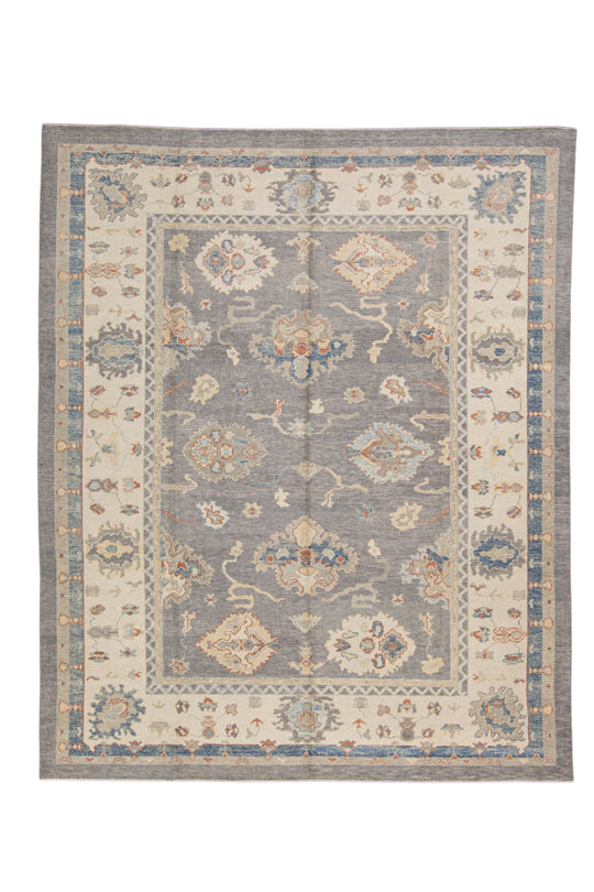 Turkish Oushak Rug 9'7" x 11'8" #7357