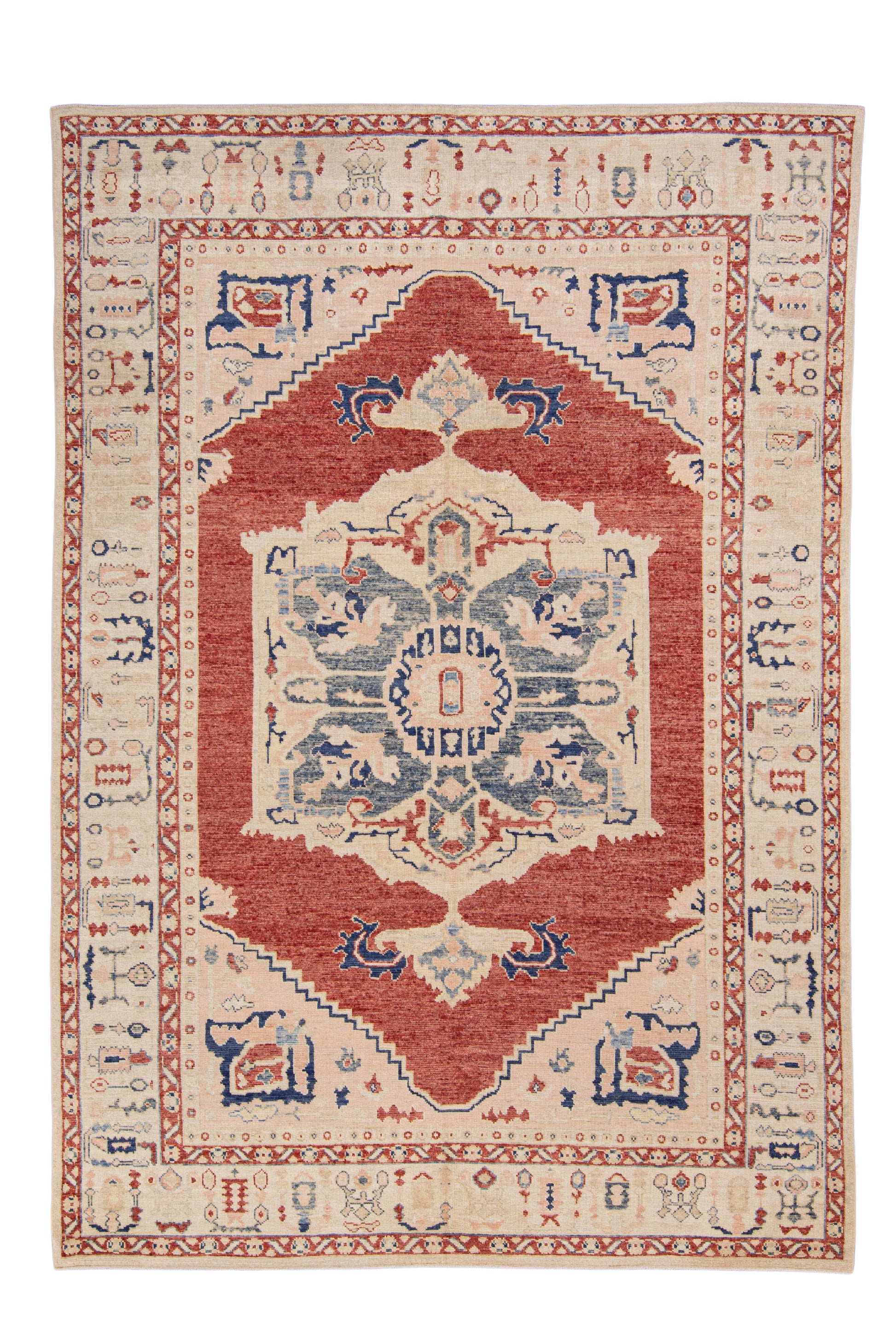 Antique Look Turkish Oushak Rug 8'7" x 12'5" # 224