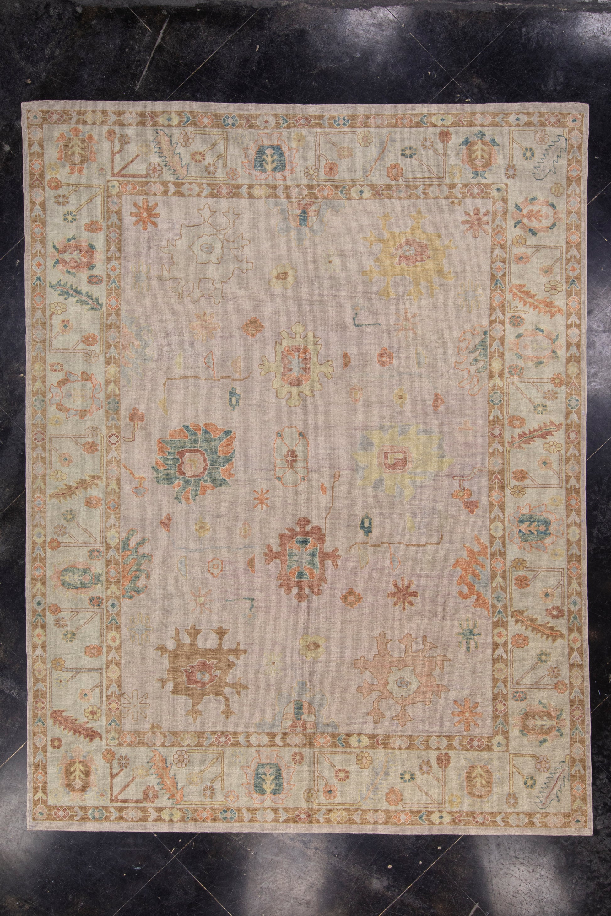 Turkish Oushak Rug 9'2" x 11'10" #2285